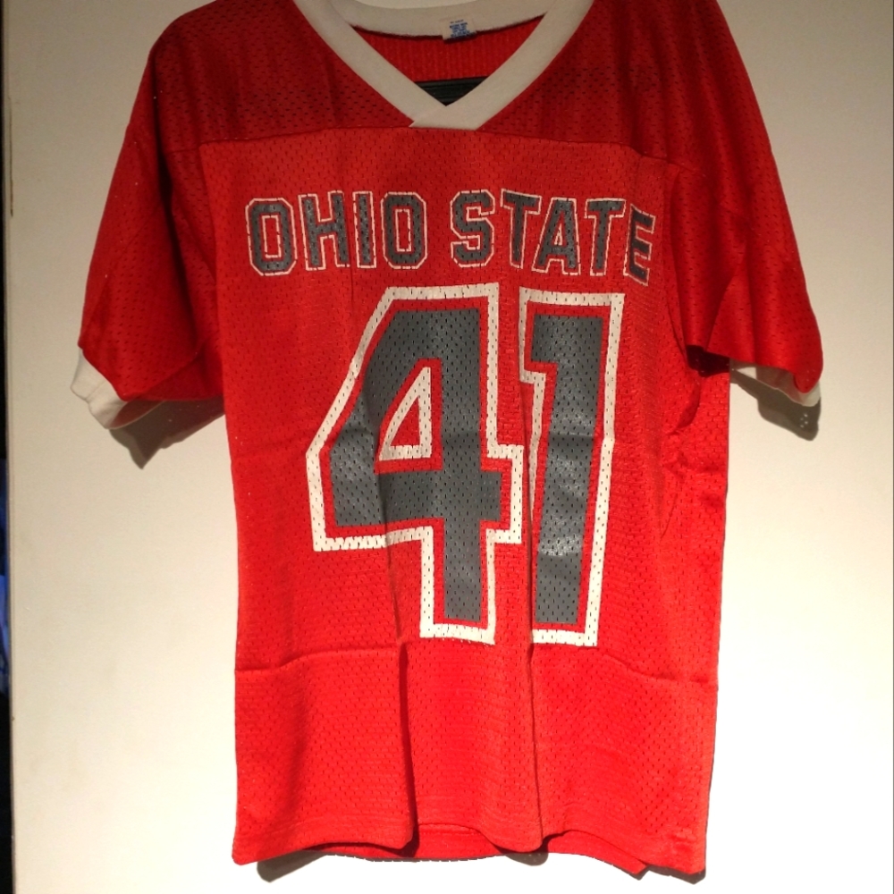 Vintage 1970's Ohio State Buckeyes Jersey Shirt AMAZING CONDITION